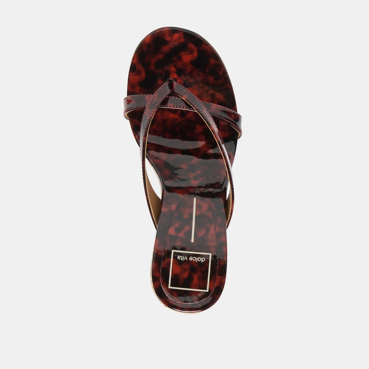Helan Espadrille Tortoise Patent Leather Wedges | Dolce Vita Top Pick