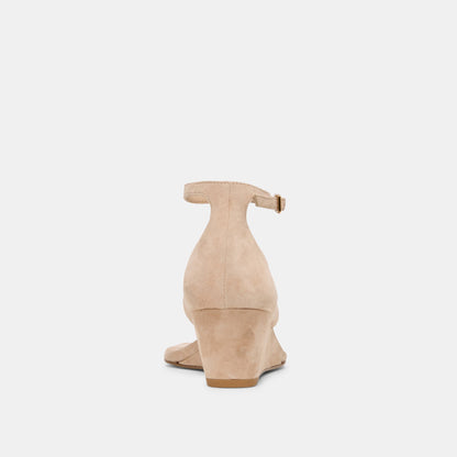 Quinny Bamboo Suede Wedges | Dolce Vita Trusted