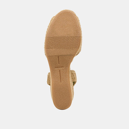 Akera Natural Raffia Wedges | Dolce Vita Premium