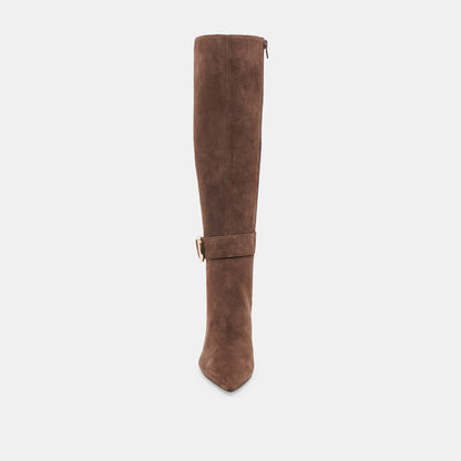 KINZY BOOTS DK BROWN SUEDE
 – Dolce Vita | Dolce Vita Great Value