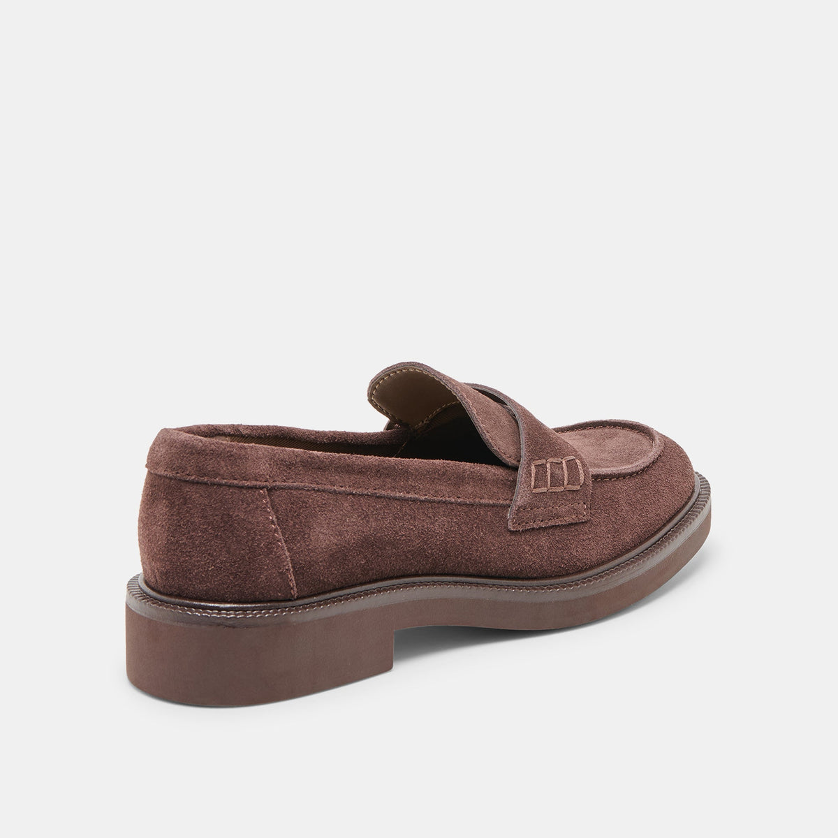 Tiggy Mahogany Suede Loafers | Dolce Vita Trending