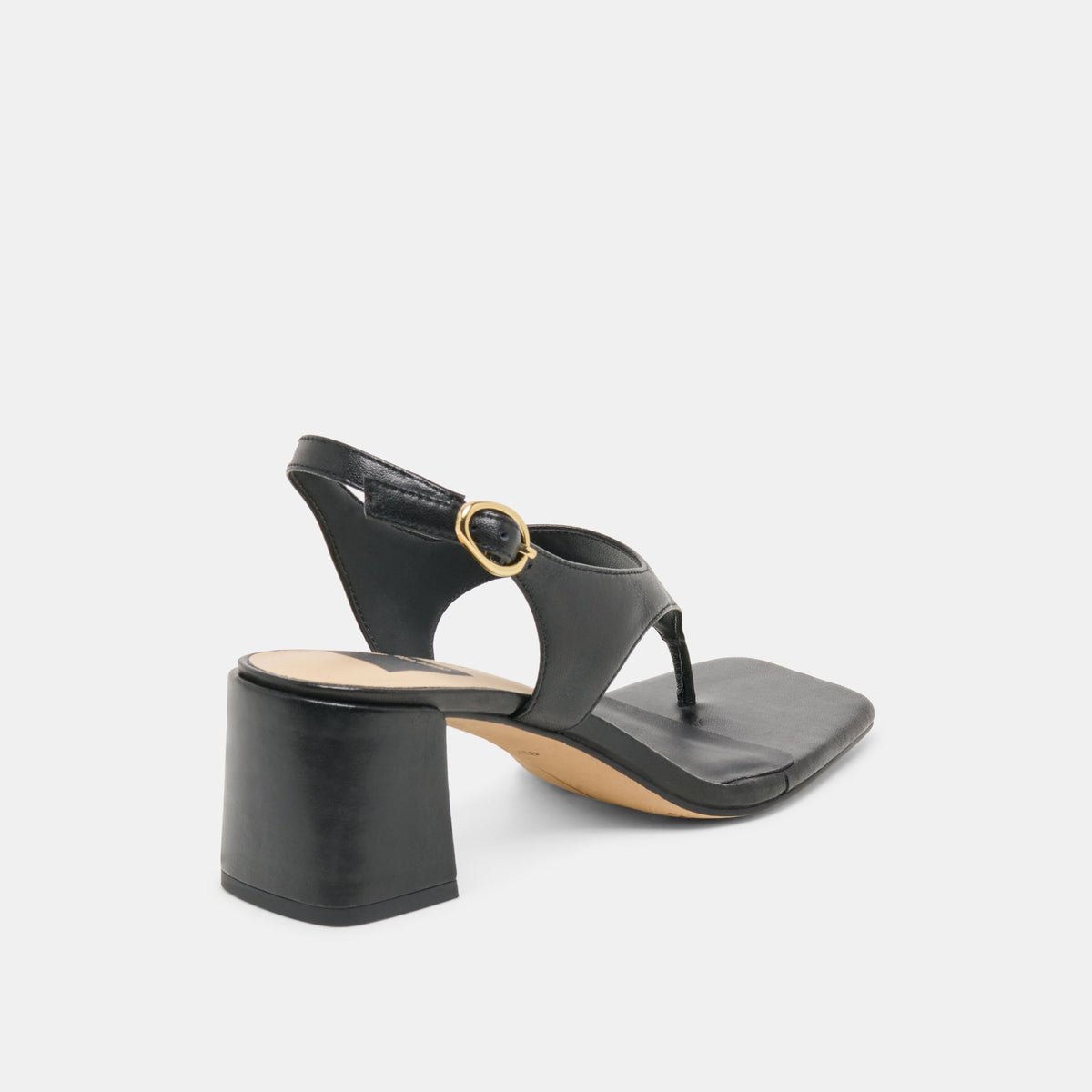 Yves Black Leather Heels | Dolce Vita Top Pick
