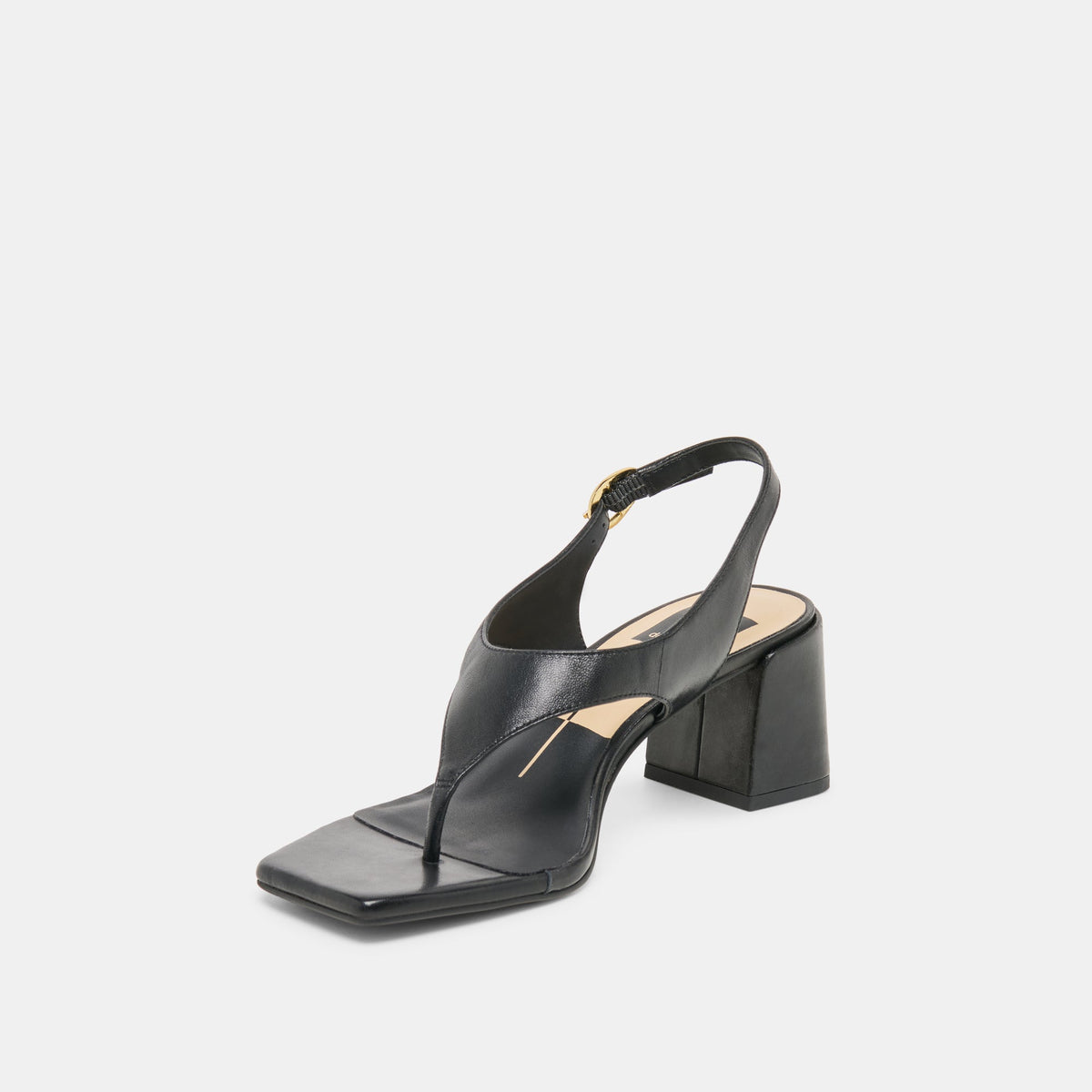 Yves Black Leather Heels | Dolce Vita Top Pick