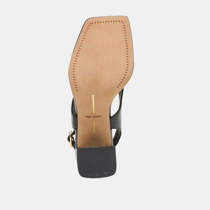 Yves Black Leather Heels | Dolce Vita Top Pick