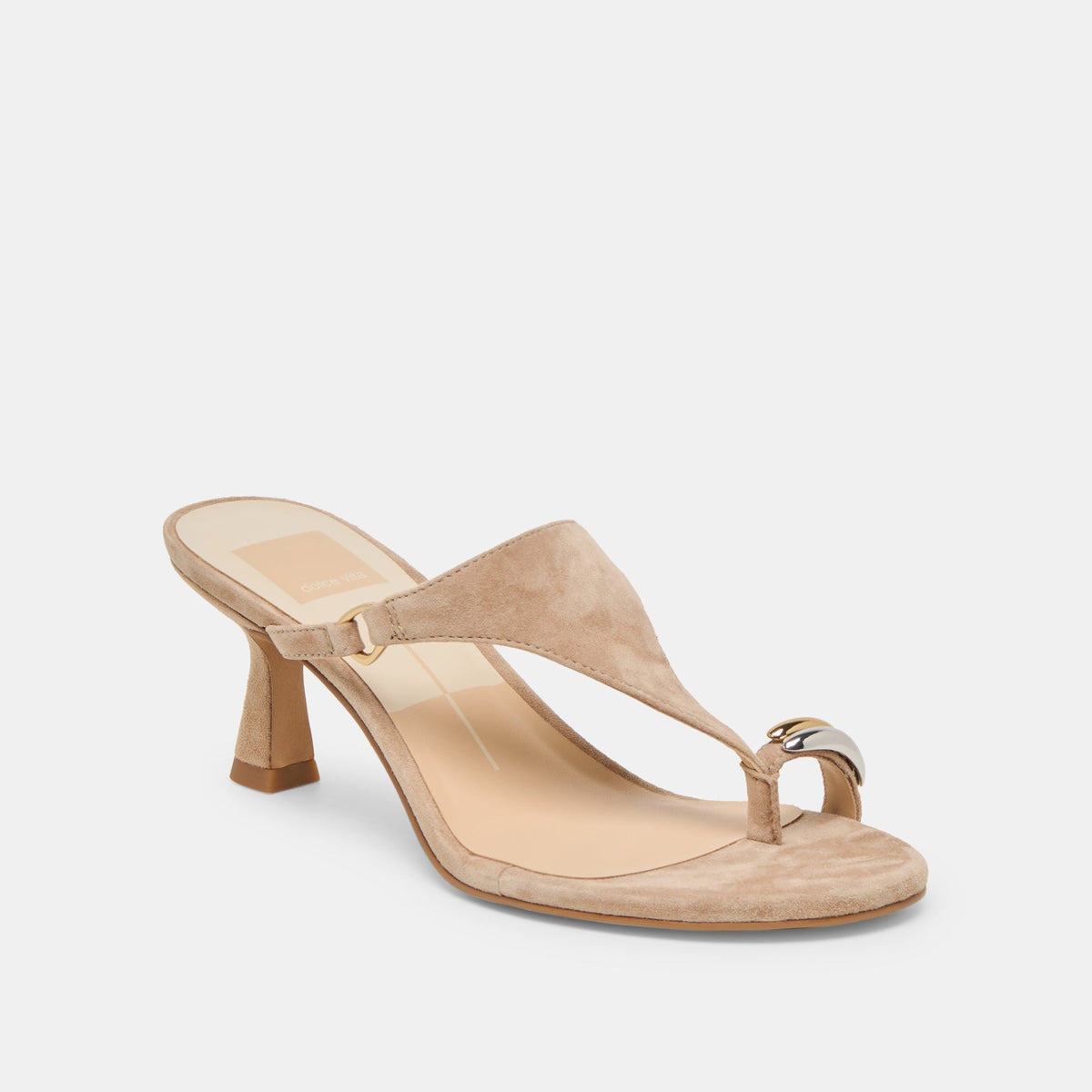 Derrel Camel Suede Heels | Dolce Vita Classic
