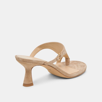Derrel Camel Suede Heels | Dolce Vita Classic