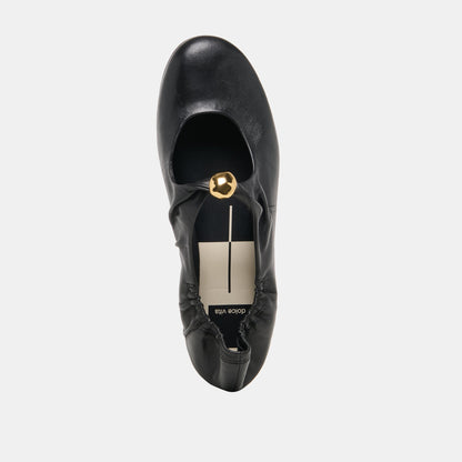 Cornel Black Leather Flats | Dolce Vita Best Seller