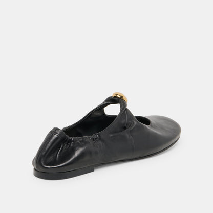 Cornel Black Leather Flats | Dolce Vita Best Seller