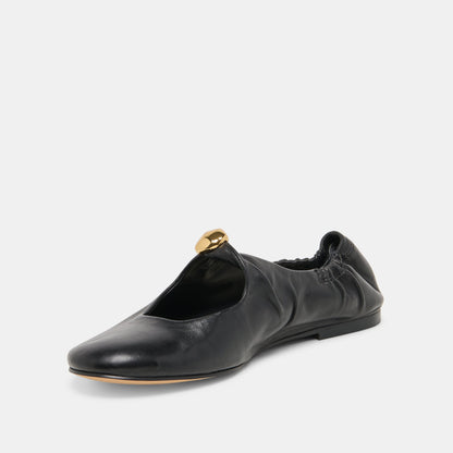 Cornel Black Leather Flats | Dolce Vita Best Seller