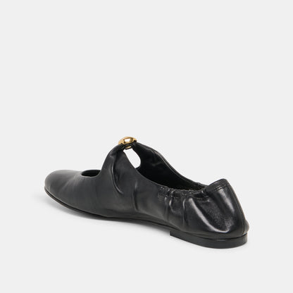 Cornel Black Leather Flats | Dolce Vita Best Seller