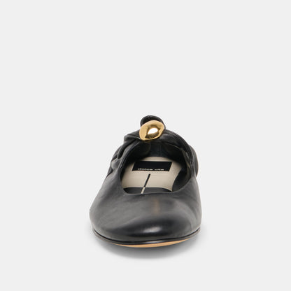 Cornel Black Leather Flats | Dolce Vita Best Seller