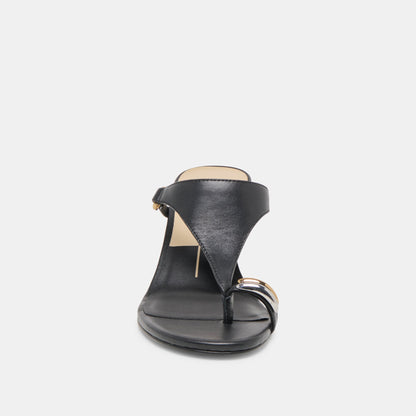 Derrel Black Leather Heels | Dolce Vita Signature