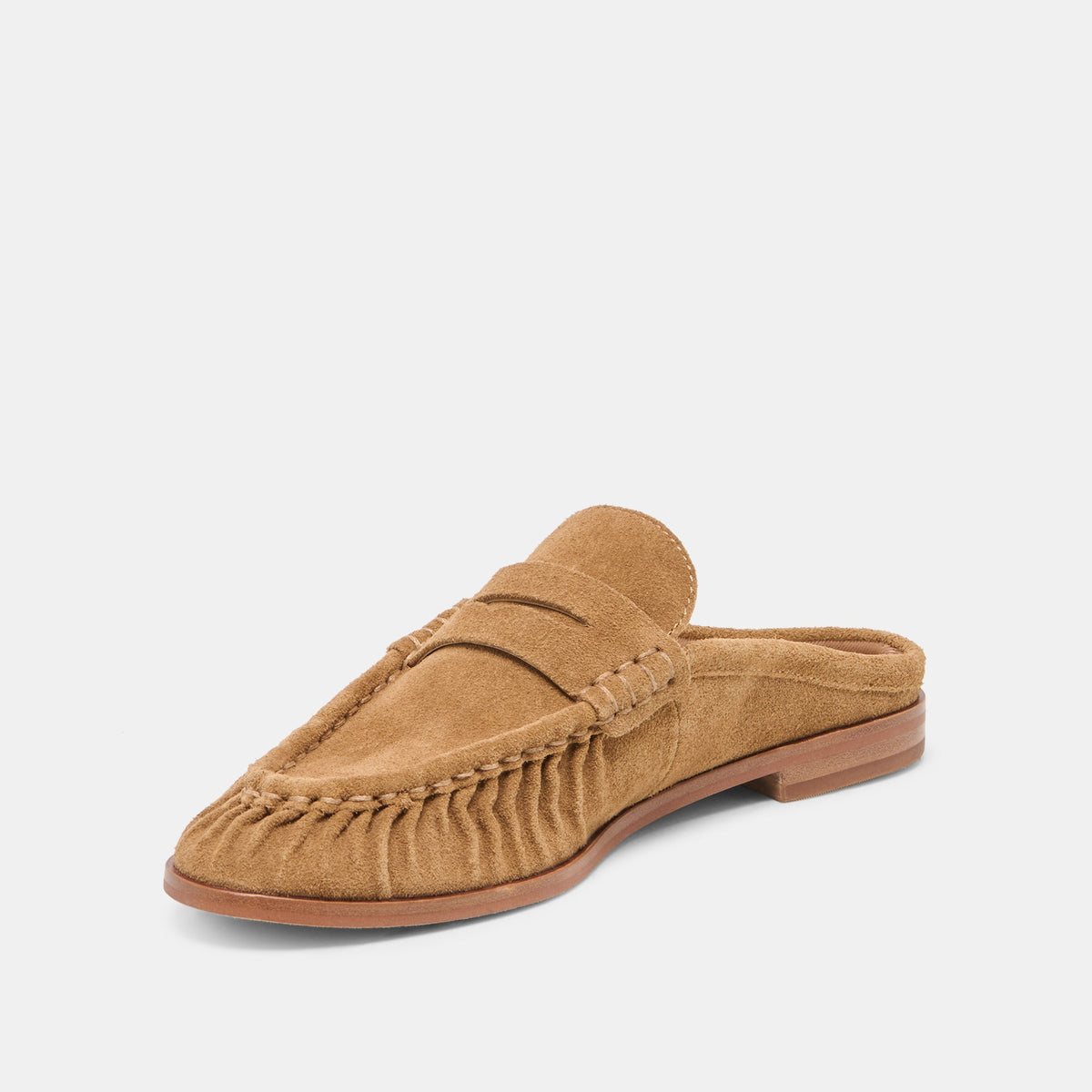 BETZY Lt Brown Suede Closed-Toe Slip-On Loafers | Dolce Vita Special Offer