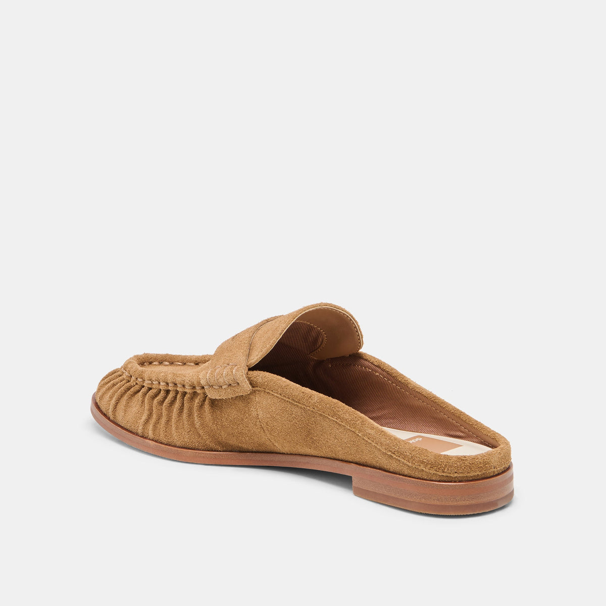 BETZY Lt Brown Suede Closed-Toe Slip-On Loafers | Dolce Vita Special Offer