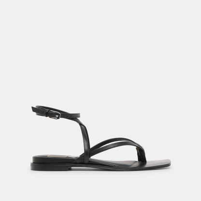 Tyrice Black Leather Sandals | Dolce Vita Trusted