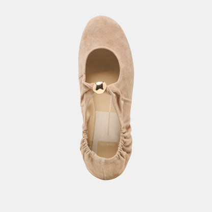 Cornel Camel Suede Flats | Dolce Vita Value
