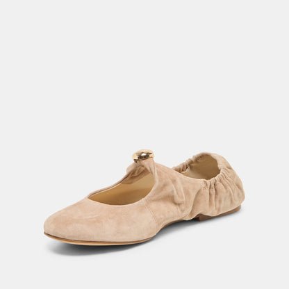 Cornel Camel Suede Flats | Dolce Vita Value