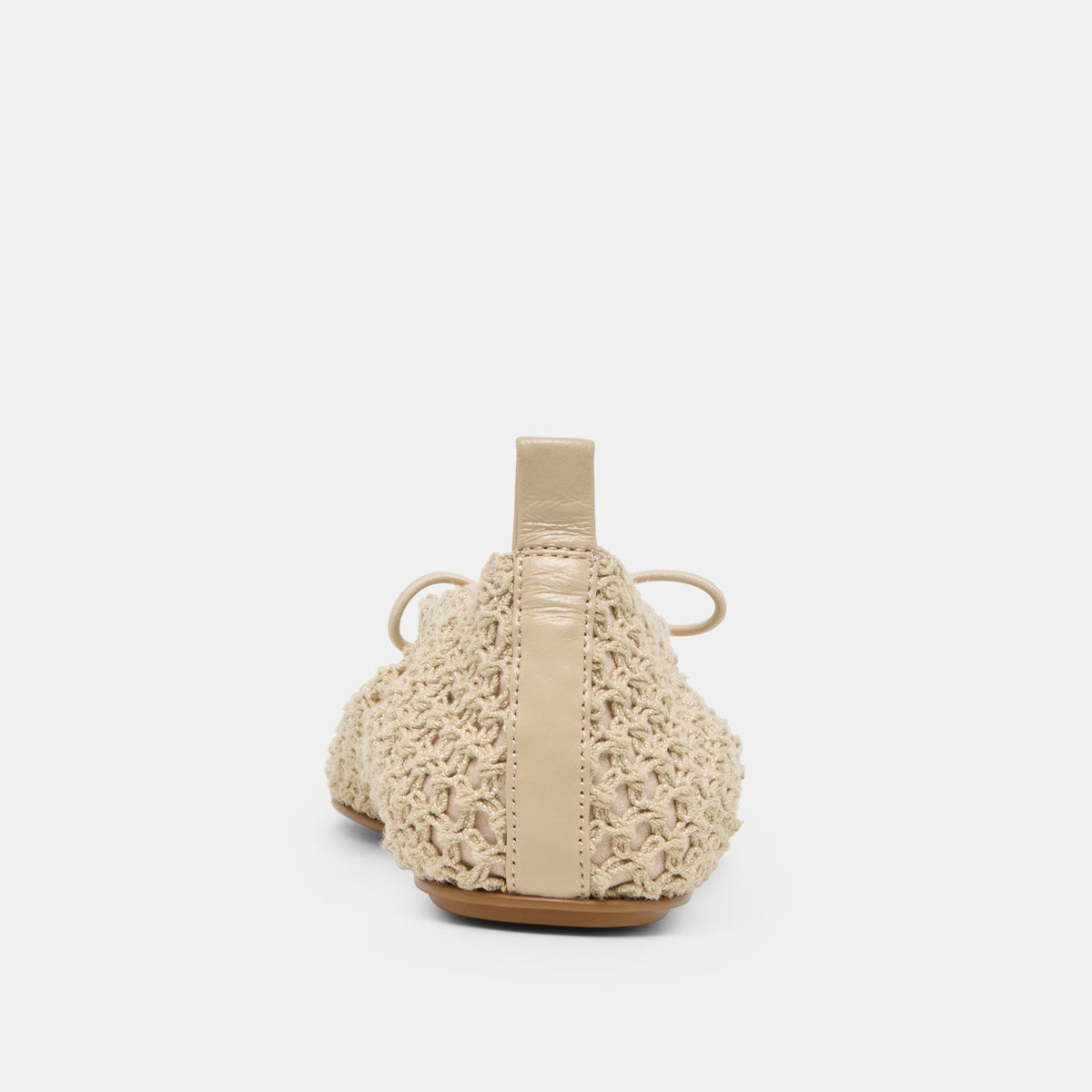 Kaylyn Oatmeal Crochet Flats | Dolce Vita Premium
