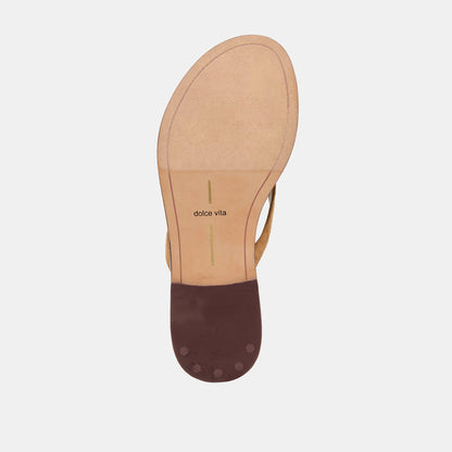 Juny Teak Suede Sandals | Dolce Vita Value