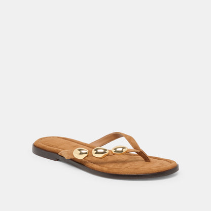 Juny Teak Suede Sandals | Dolce Vita Value