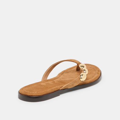 Juny Teak Suede Sandals | Dolce Vita Value