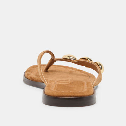 Juny Teak Suede Sandals | Dolce Vita Value