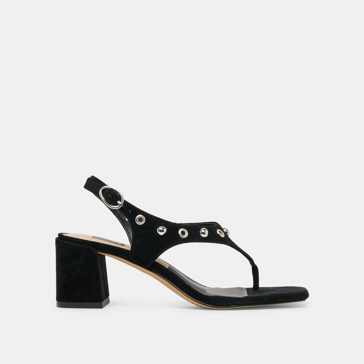 Yves Stud Onyx Suede Heels | Dolce Vita Discount
