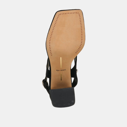 Yves Stud Onyx Suede Heels | Dolce Vita Discount
