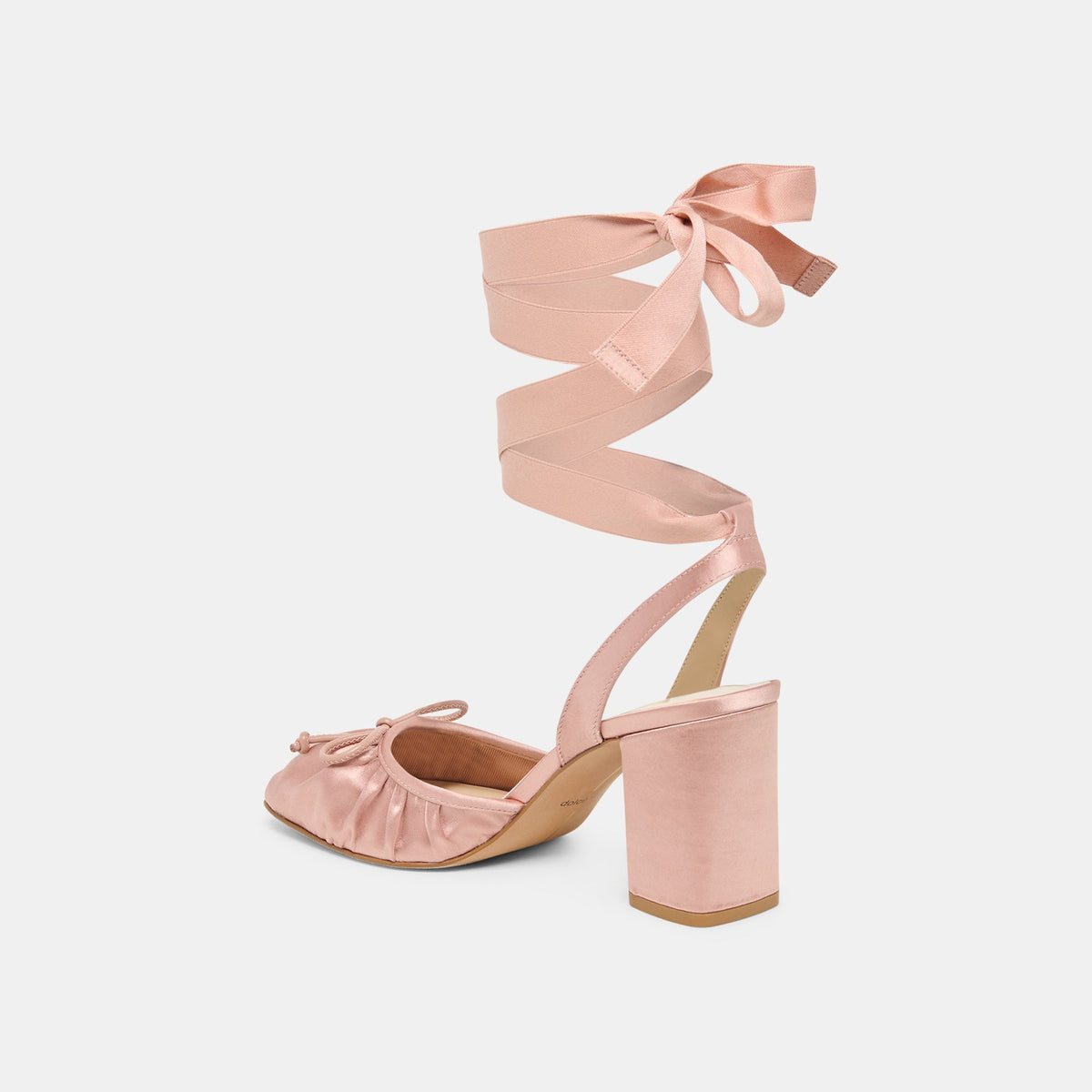 Tisha Lt Blush Satin Heels | Dolce Vita Recommended