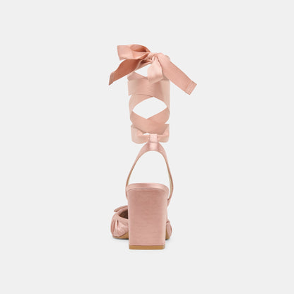 Tisha Lt Blush Satin Heels | Dolce Vita Recommended