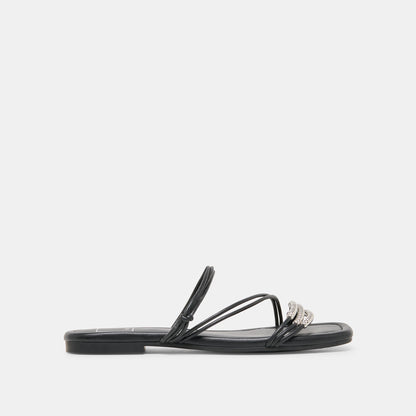 LYNDEE BEAD Black Stella Strappy Open-Toe Sandals | Dolce Vita Featured