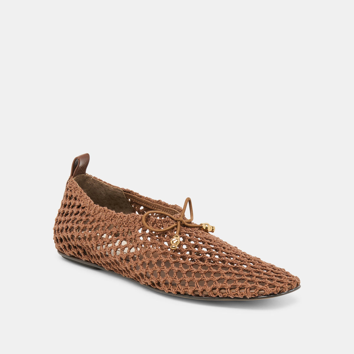 Kaylyn Dk Brown Crochet Flats | Dolce Vita Discount