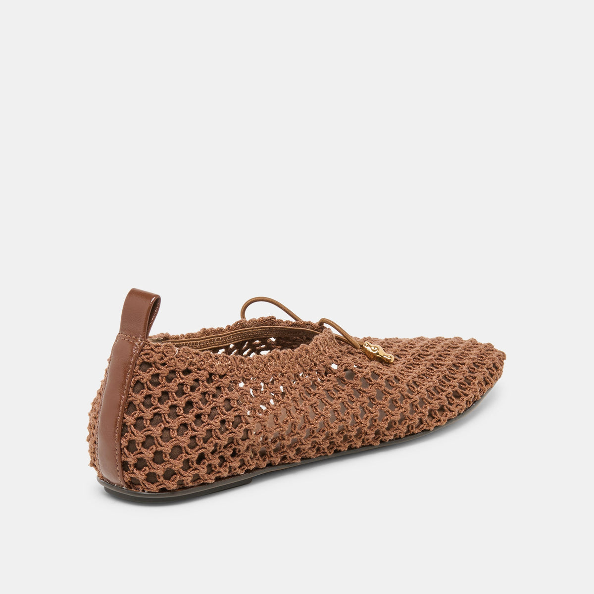 Kaylyn Dk Brown Crochet Flats | Dolce Vita Discount