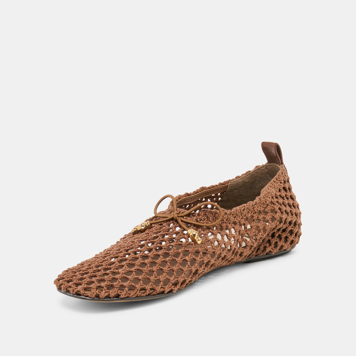 Kaylyn Dk Brown Crochet Flats | Dolce Vita Discount
