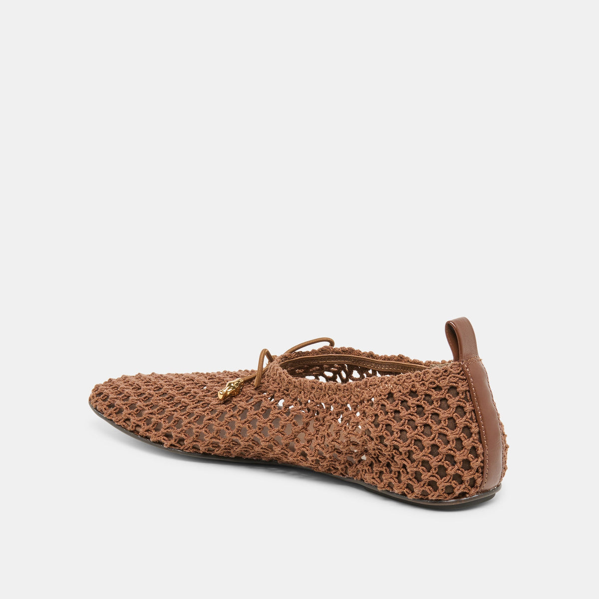 Kaylyn Dk Brown Crochet Flats | Dolce Vita Discount