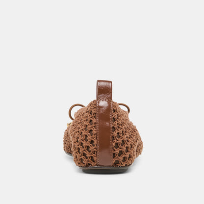 Kaylyn Dk Brown Crochet Flats | Dolce Vita Discount