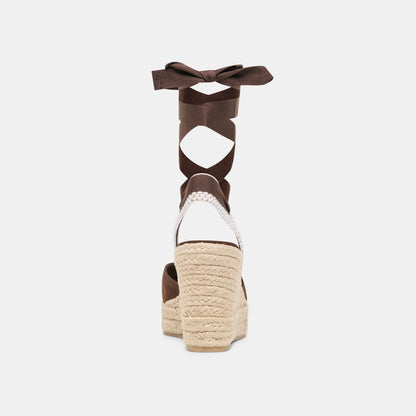 Noura Dk Brown Suede Wedges | Dolce Vita Great Value