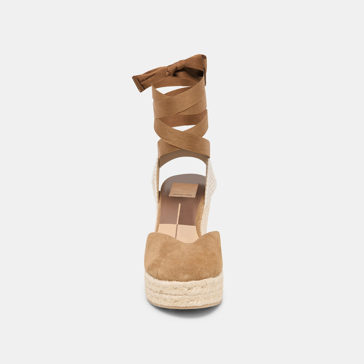 Noura Lt Brown Suede Wedges | Dolce Vita Essential
