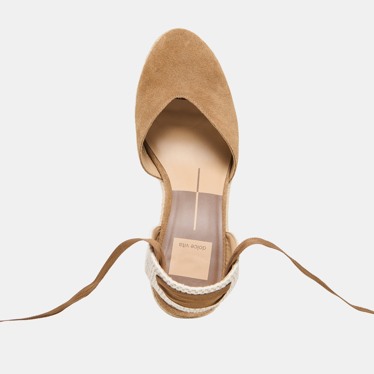 Noura Lt Brown Suede Wedges | Dolce Vita Essential