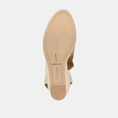 Noura Lt Brown Suede Wedges | Dolce Vita Essential
