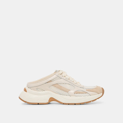 SWAYZY Ivory Multi Suede Platform Slip-on Sneakers | Dolce Vita Signature