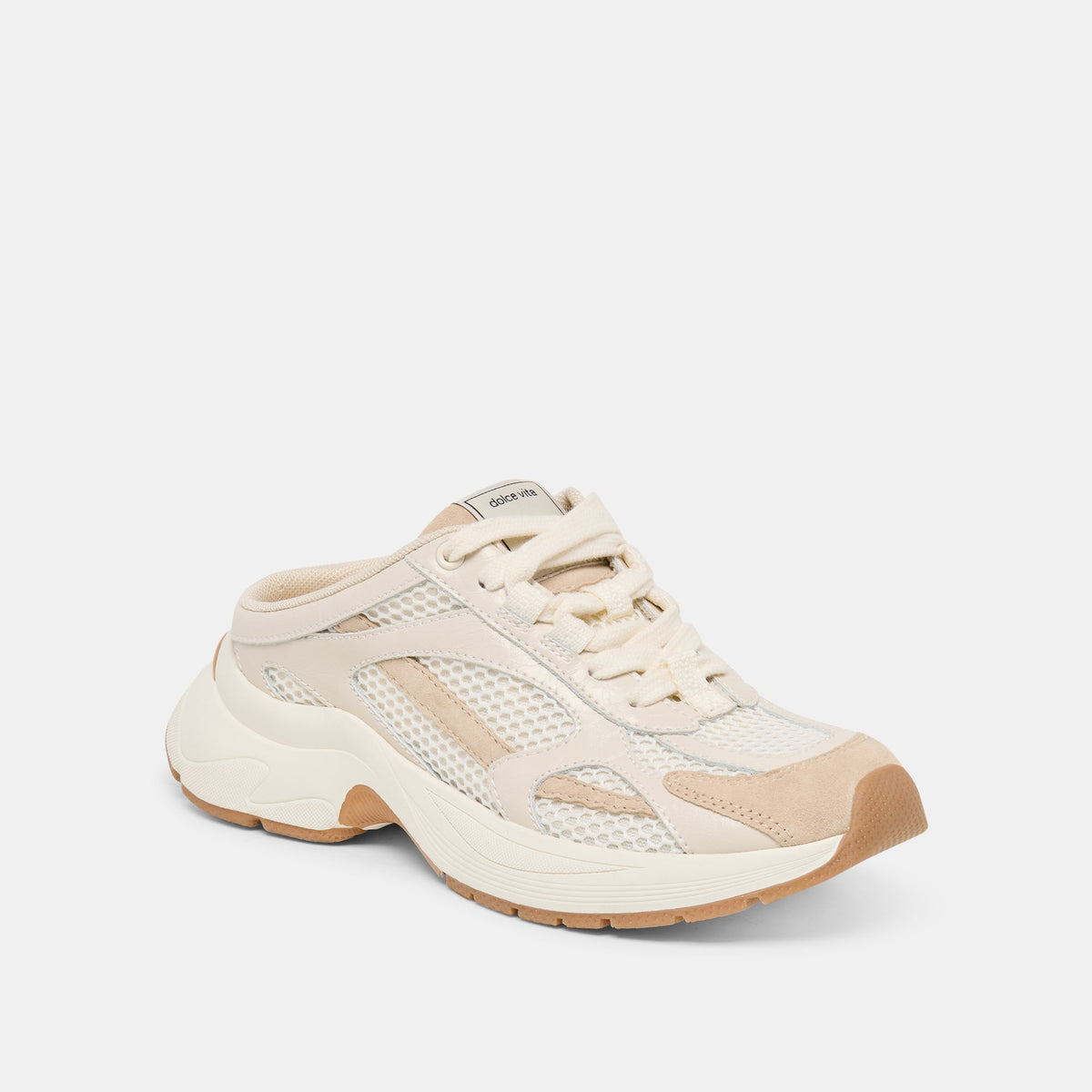 SWAYZY Ivory Multi Suede Platform Slip-on Sneakers | Dolce Vita Signature