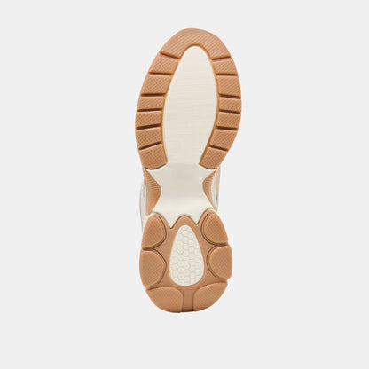 SWAYZY Ivory Multi Suede Platform Slip-on Sneakers | Dolce Vita Signature
