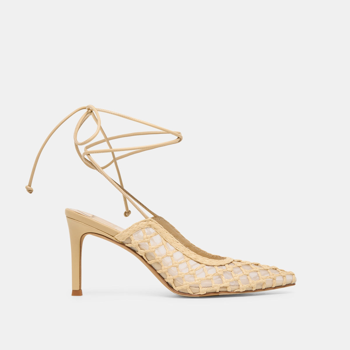 Yael Lt Natural Woven Raffia Heels | Dolce Vita Latest