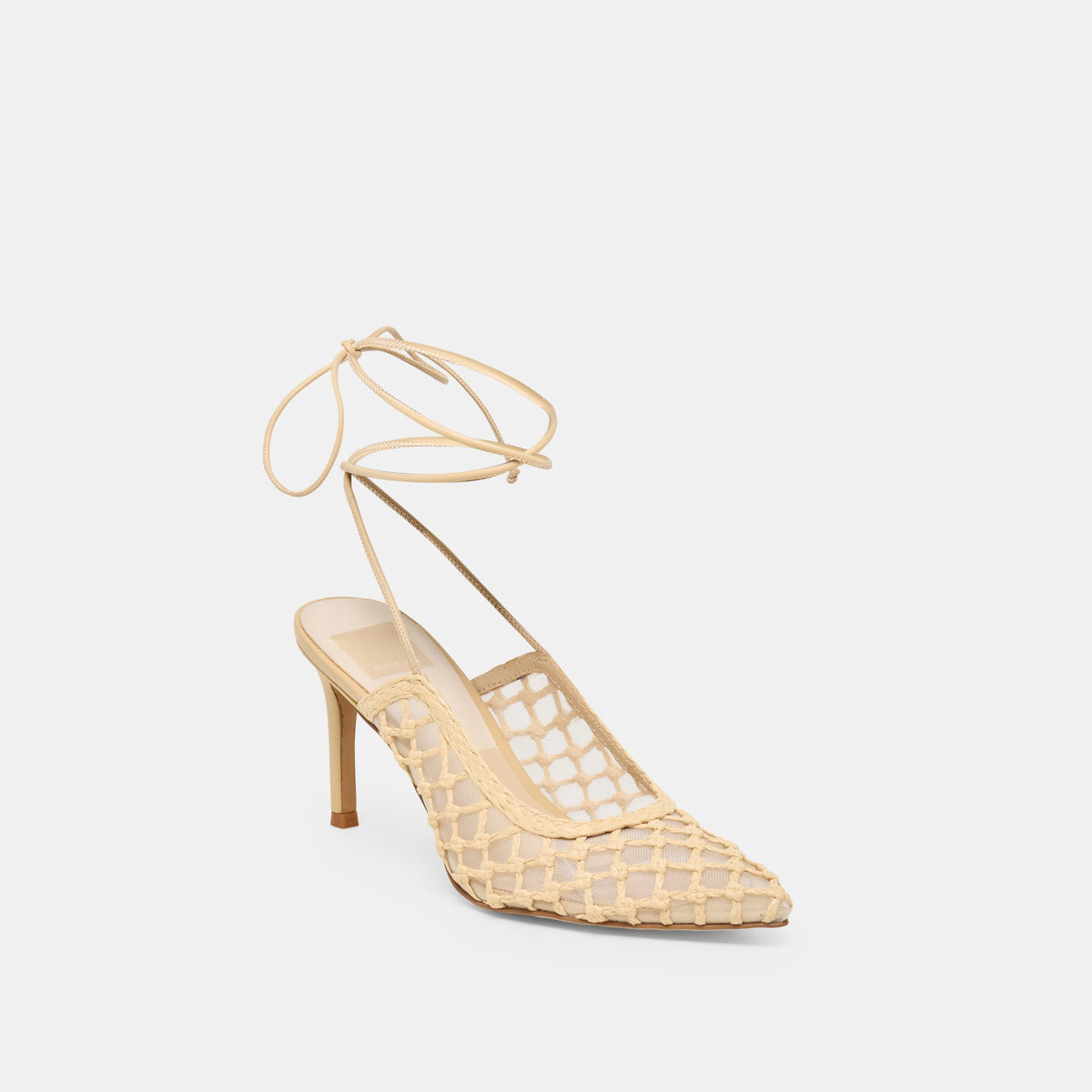 Yael Lt Natural Woven Raffia Heels | Dolce Vita Latest