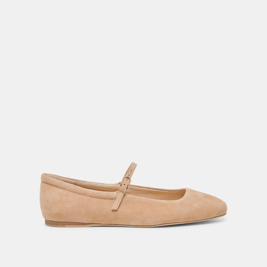 Reyes Bamboo Suede Ballet Flats | Dolce Vita New
