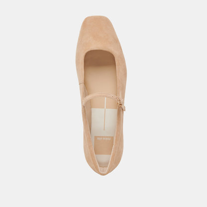 Reyes Bamboo Suede Ballet Flats | Dolce Vita New