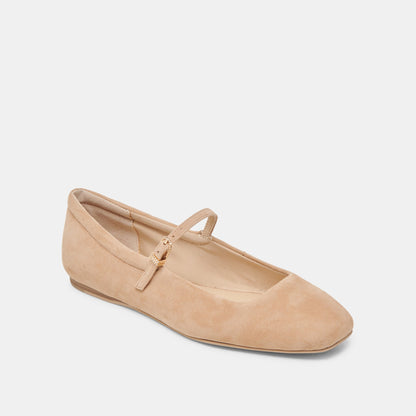Reyes Bamboo Suede Ballet Flats | Dolce Vita New