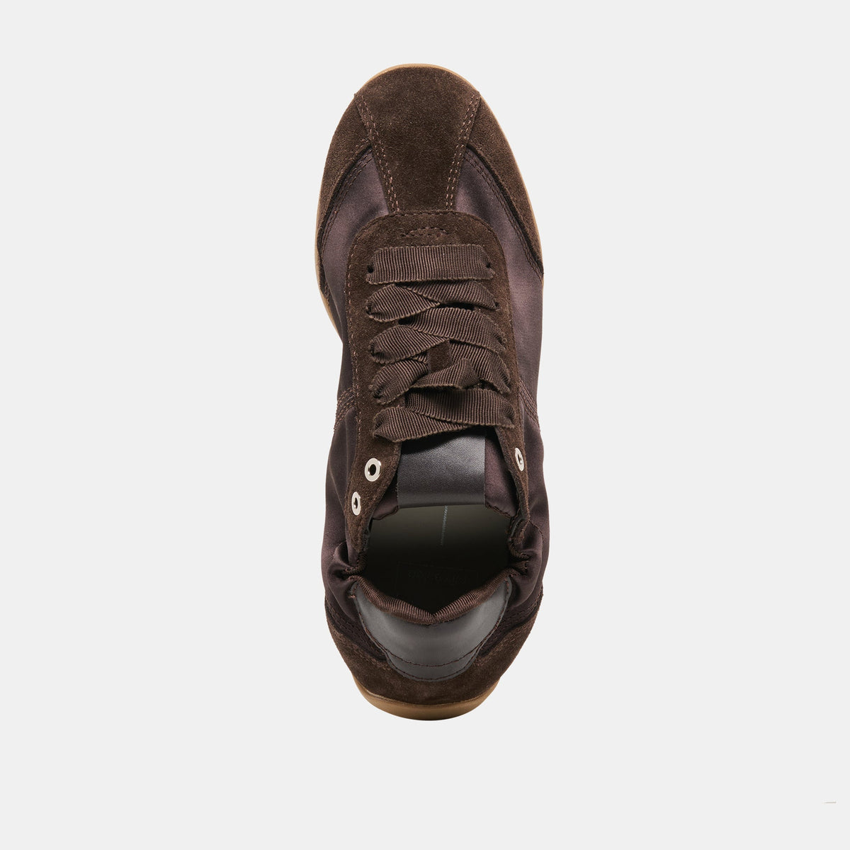 Dakoda Dk Brown Satin Sneakers | Dolce Vita Trending
