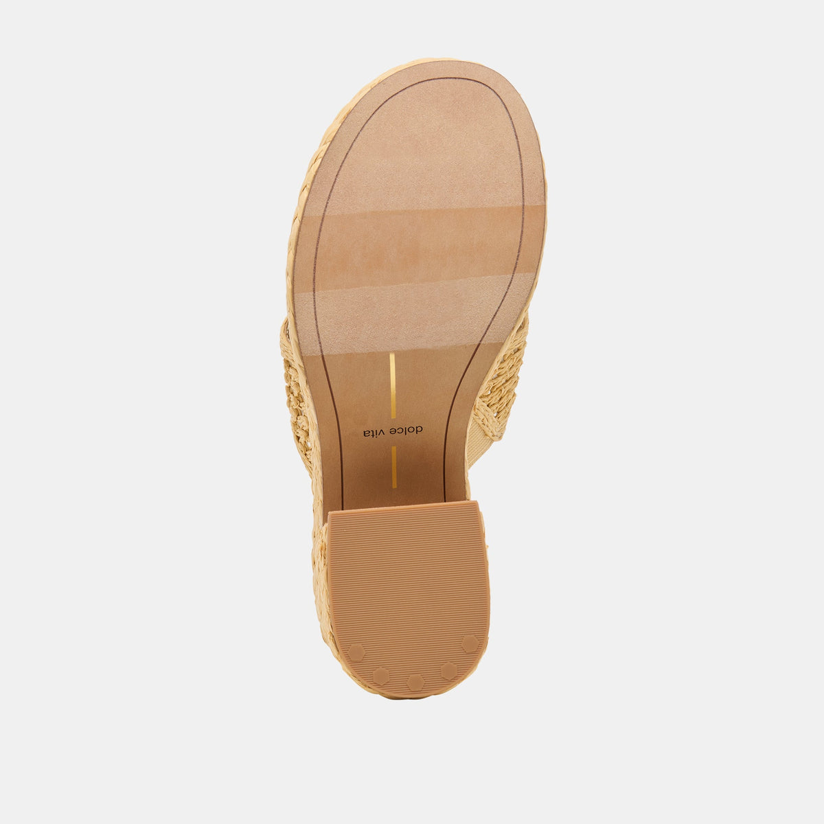 RIPPLE Lt Natural Raffia Platform Thong Block Heel | Dolce Vita Special Offer